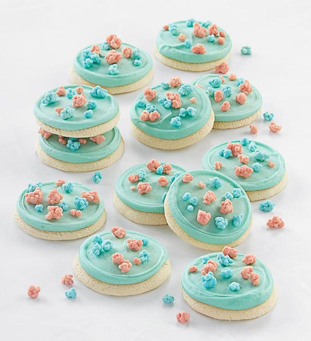 Buttercream Frosted Cotton Candy Cookies by Cheryl's Cookies