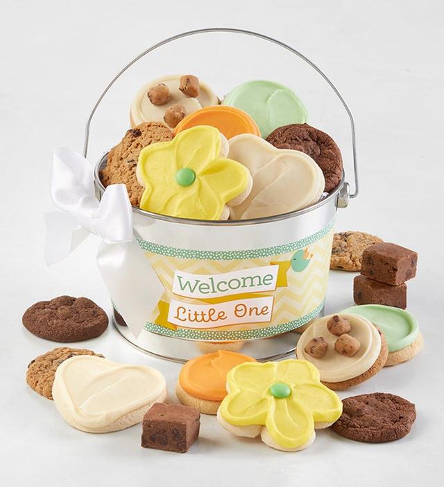 Welcome Little One Treats Gift Pail by Cheryl's Cookies
