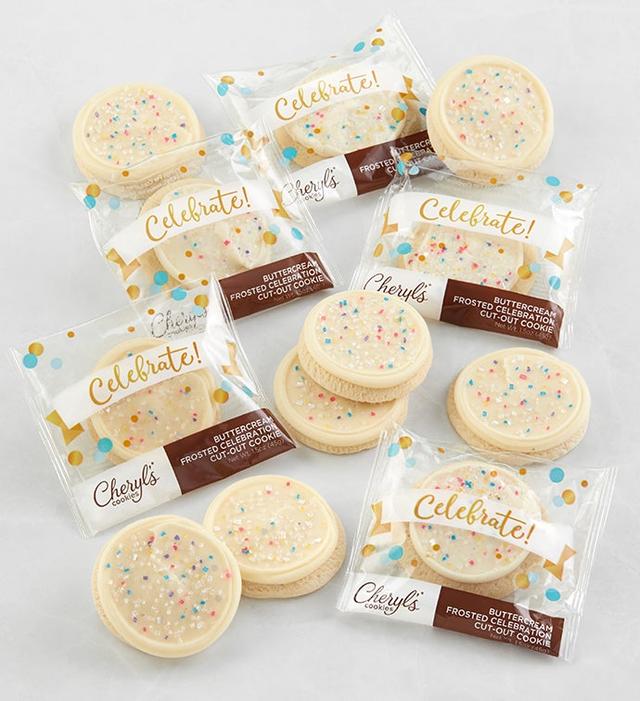 Buttercream Frosted Celebration Cookies by Cheryl's Cookies