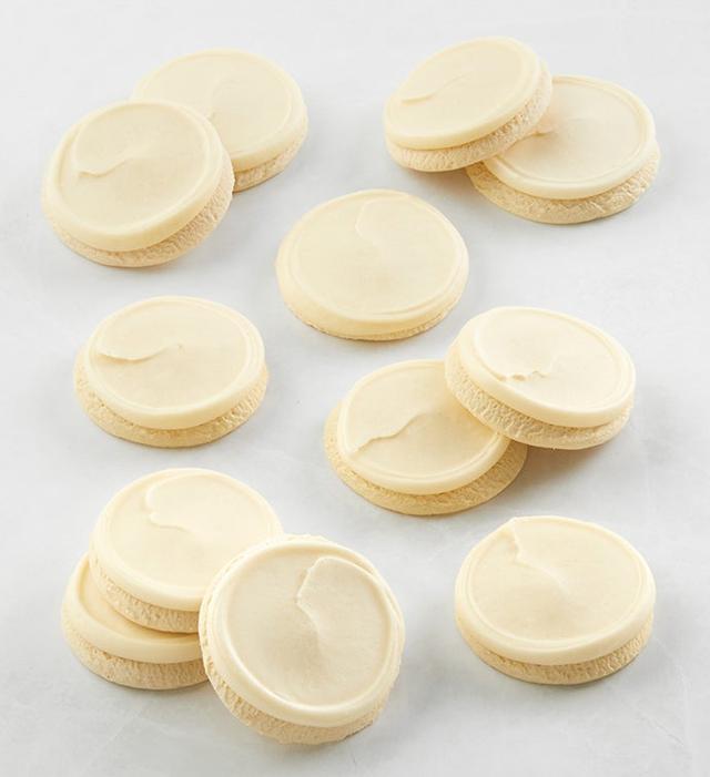 Vanilla Buttercream Frosted Sugar Cookie Flavor Box - 12, Baked Treats, Fresh Cookie Gifts by Cheryl's Cookies