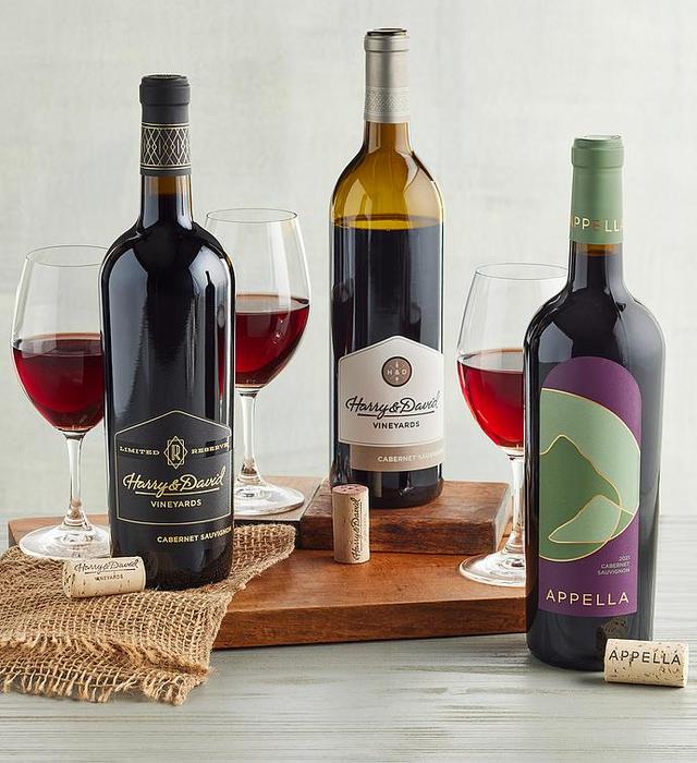 Cabernet Sauvignon Trio, Wine by Harry & David