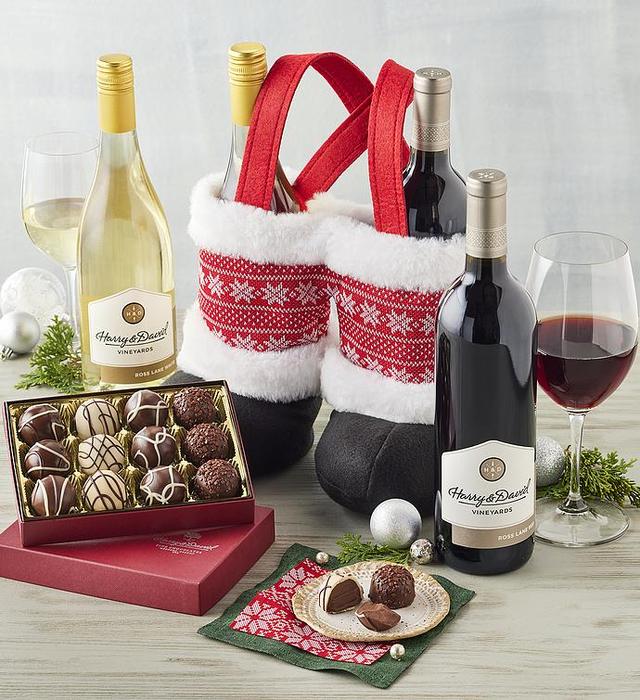 Elf Pants Wine Gift, Assorted Foods, Gifts by Harry & David