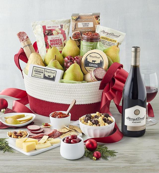 Season's Best Gift Basket With Wine, Gourmet Assorted Foods, Gifts by Harry & David