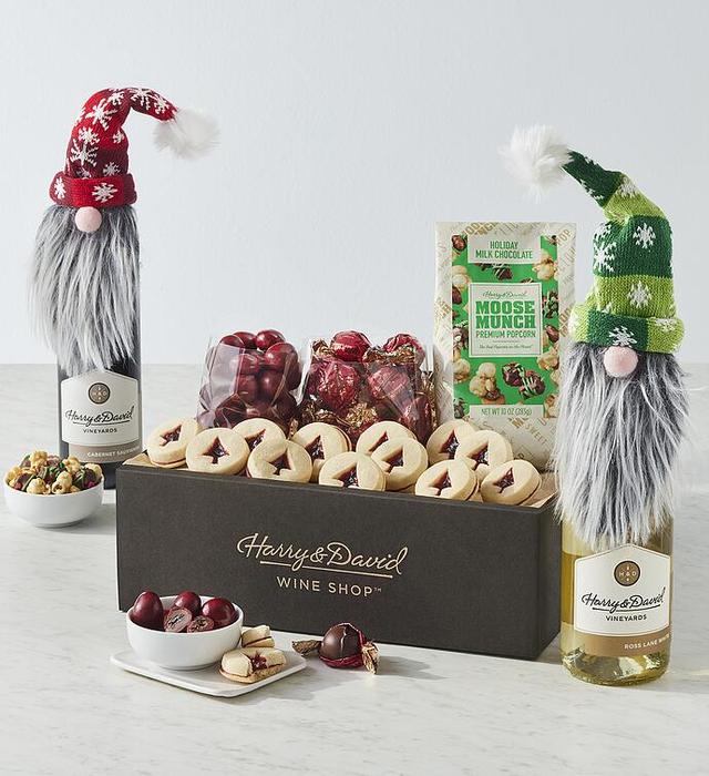Winter Whimsy Wine Gift, Assorted Foods, Gifts by Harry & David