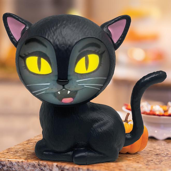 Animated Talking Halloween Cat