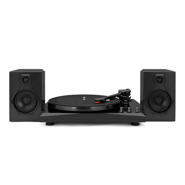 Stereo Turntable System with Speakers - Red