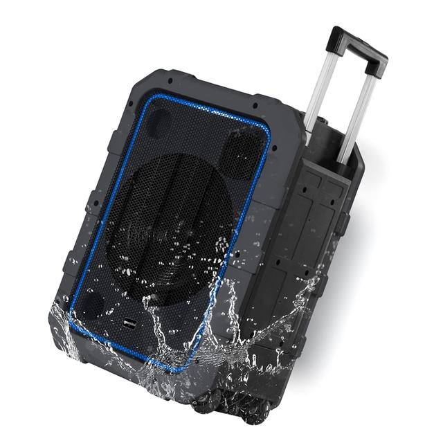 Portable Splashproof Trolley Speaker - Blue