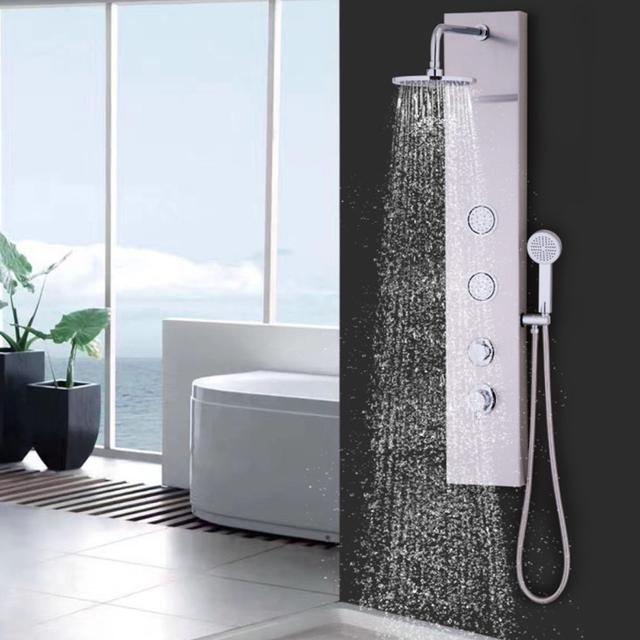 47'' Stainless Steel Massage Jet Shower Panel