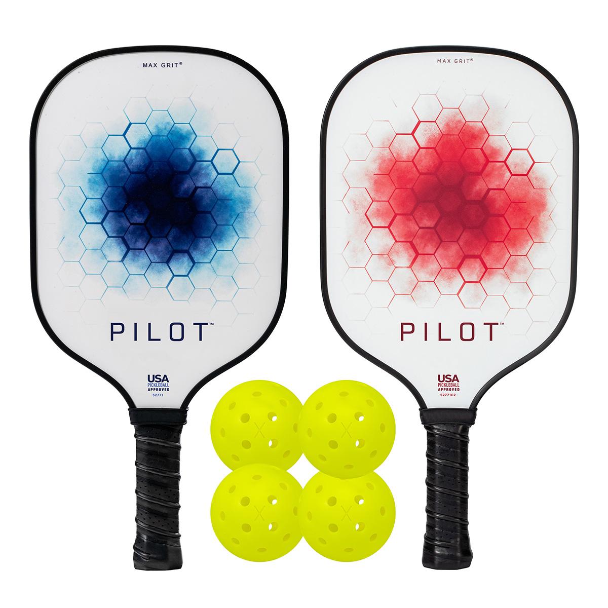 2 Player Paddle and Pickle Ball Set