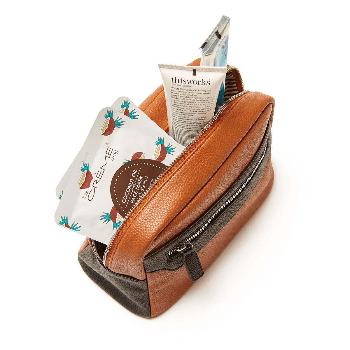 Brouk & Co Siena Cosmetic Bag - Chestnut