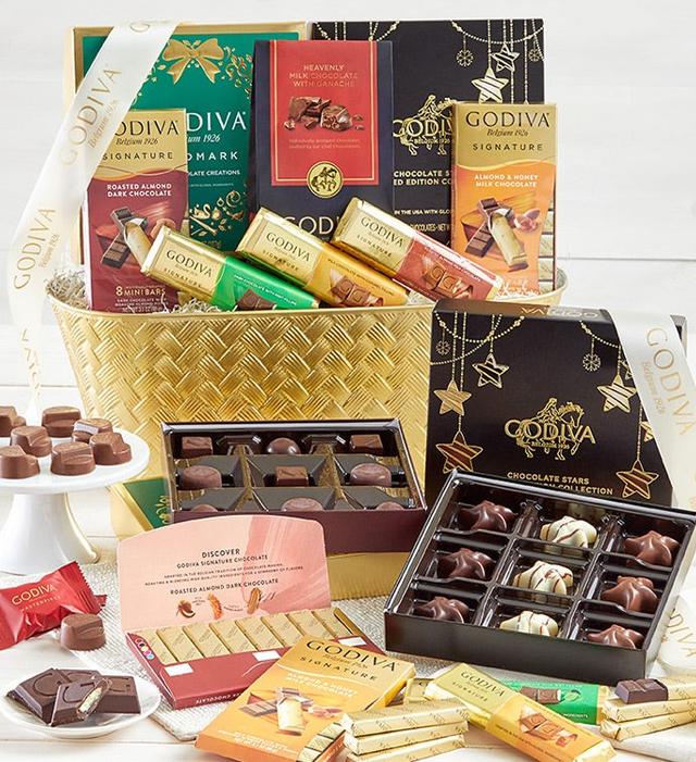 Exclusive 2025 Godiva® Holiday Gift Basket, Cho Colate, Gifts by Simply Chocolate
