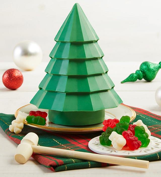 Breakable Chocolate Christmas Tree, Family Item Food Gourmet Candy Confections Chocolate, Gifts by Simply Chocolate