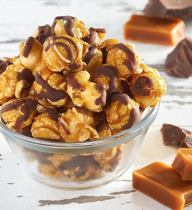 Drizzled Caramel Popcorn, Popcorn Gift Box, Housewarming Gifts by The Popcorn Factory