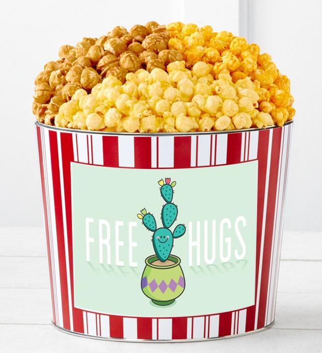 1.75 Gallon Popcorn Tin 3-Flavor, Thinking of You Gifts by The Popcorn Factory