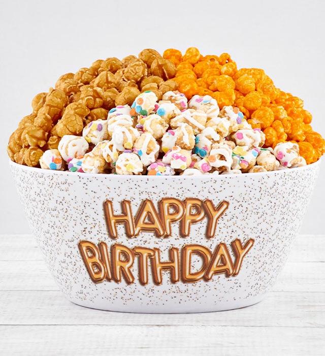 Popcorn Bowl With Popcorn, Popcorn Gift Box, Birthday Gifts by The Popcorn Factory