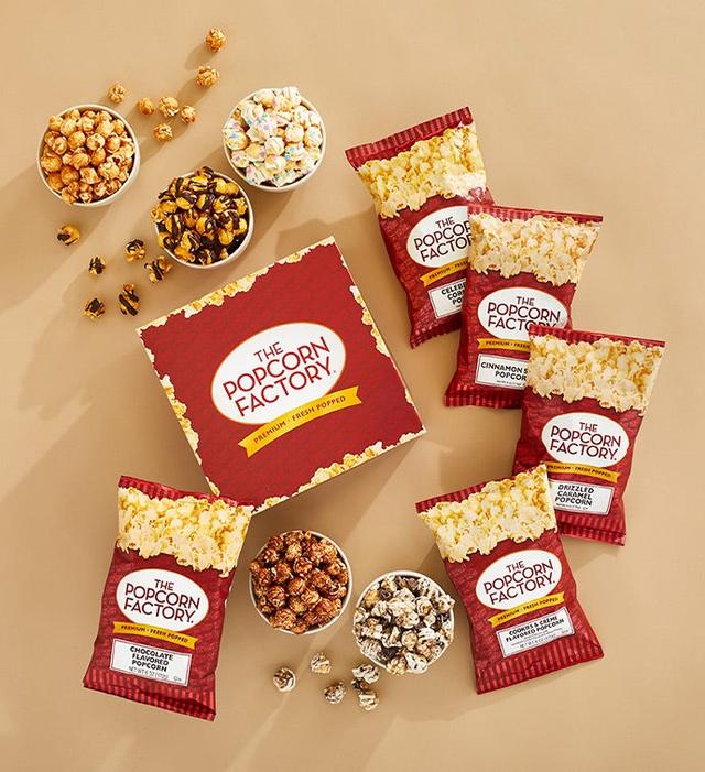 Sweet Popcorn Sampler Box - 5 Flavor Variety