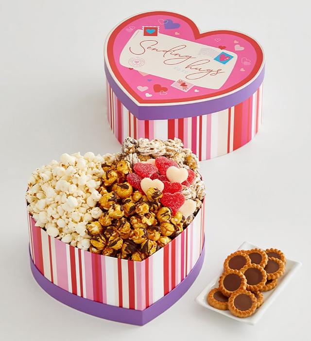 Heart Gift Box, Popcorn Valentine's Day Gifts by The Popcorn Factory