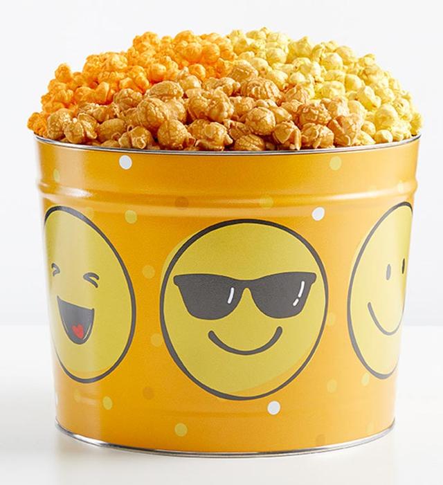 2 Gallon 3 Flavor Popcorn Tin, Popcorn Gift Box, Graduation Gifts by The Popcorn Factory
