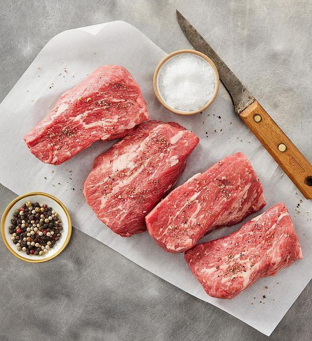 Grass-Fed Beef Tri-Tip Steak - Four 12-Ounce | Vital Choice