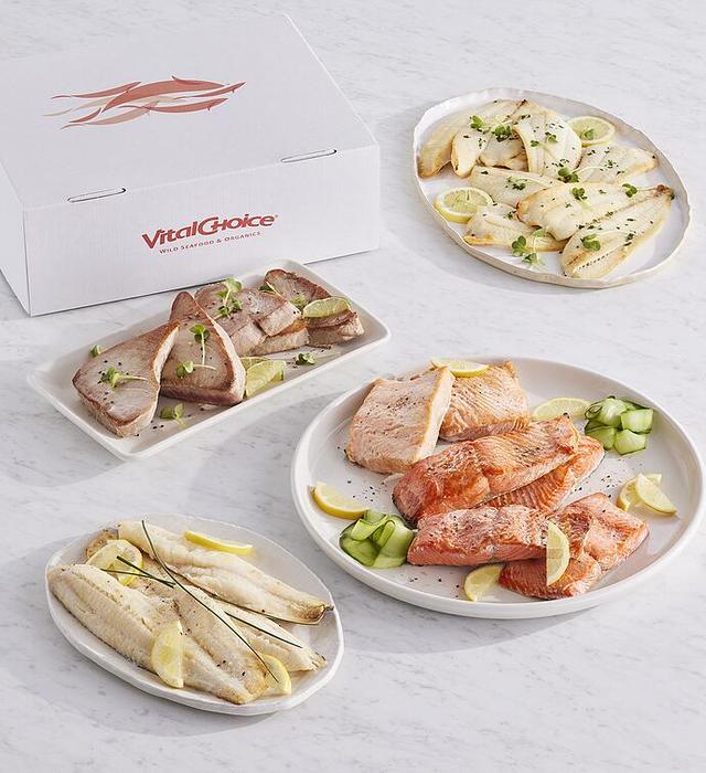 Wild Fish Variety Box with Petrale Sole, Food Gourmet Seafood | Vital Choice