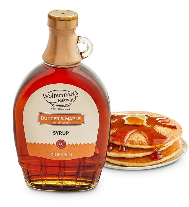 Butter and Maple Natural Flavored Syrup by Wolfermans
