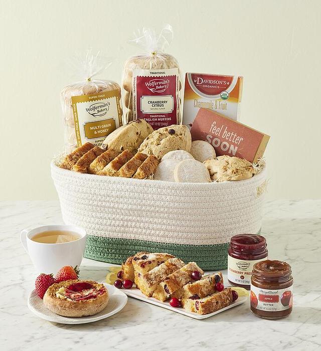 Deluxe Feel Better Gift Basket by Wolfermans