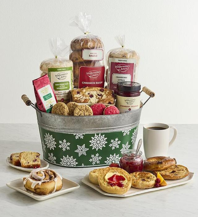 Christmas Bakery Basket, Gourmet Food by Wolfermans
