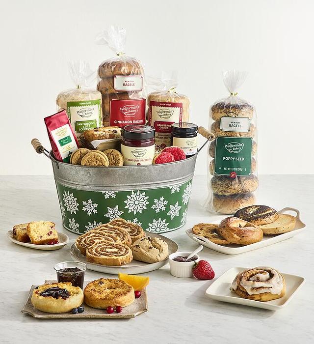 Deluxe Christmas Bakery Basket by Wolfermans