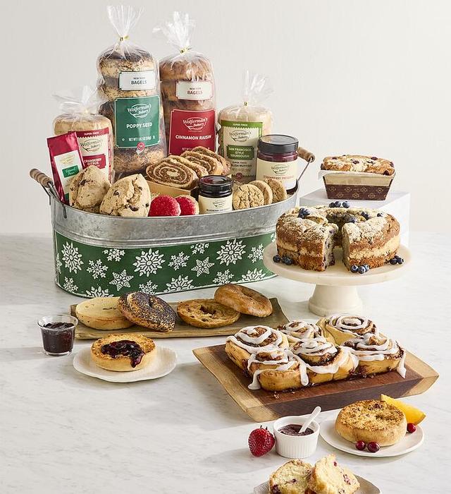 Grand Christmas Bakery Basket by Wolfermans