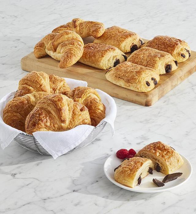 Classic and Chocolate Croissants, Pastries, Baked Goods by Wolfermans