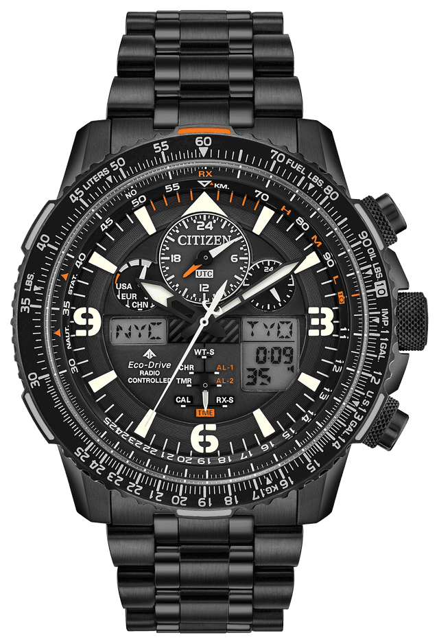 Citizen Promaster Skyhawk A-T Men's Eco-Drive  Black  Band Men's Watch | Citizen Men's Watch - Gifts For Him JY8075-51E