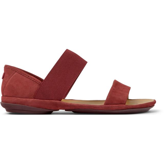CAMPER Right - Sandalias para Mujer - Burdeos, talla 36, Ante o Piel Vuelta