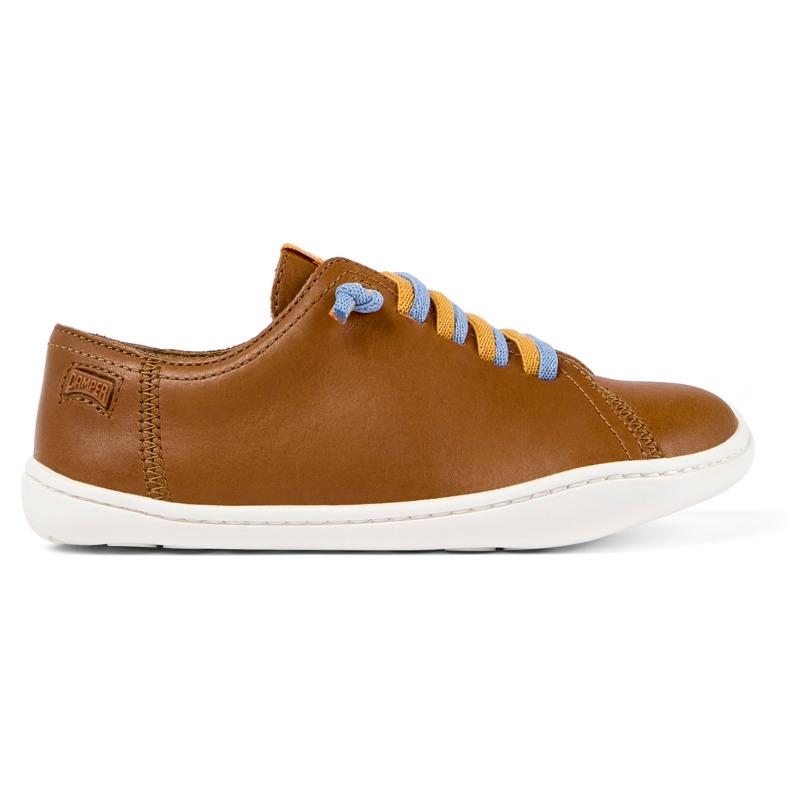 CAMPER Peu - Smart casual shoes for Girls - Brown, size 38, Smooth leather