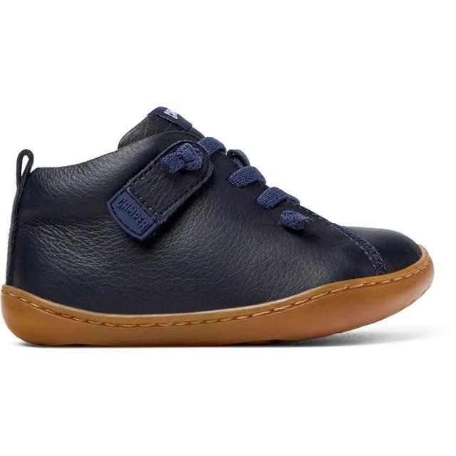 CAMPER Peu - Hook and loop for First walkers - Blue, size 23, Smooth leather