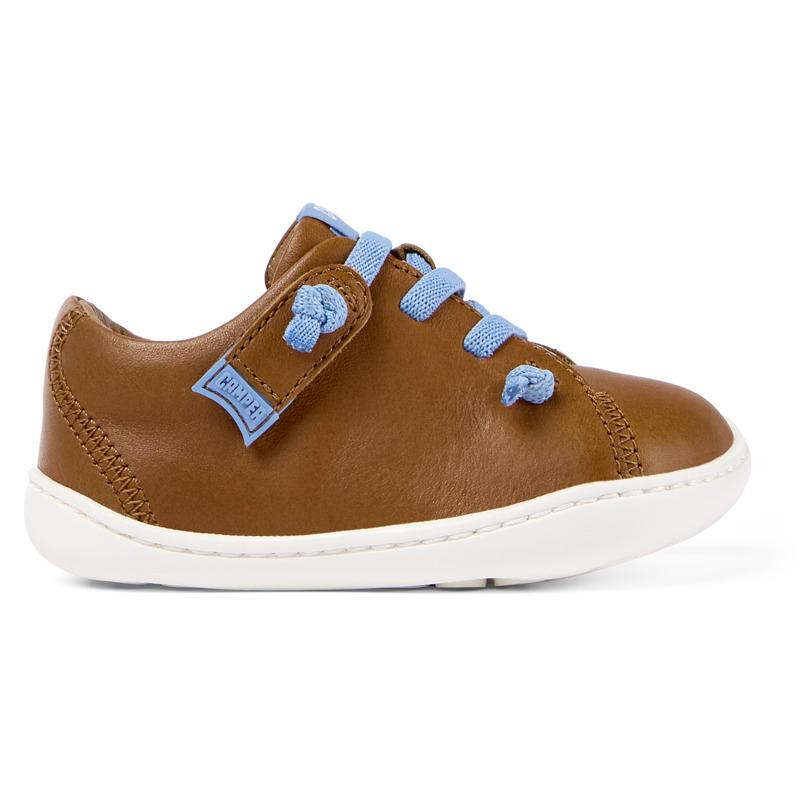 CAMPER Peu - Smart casual shoes for First walkers - Brown, size 5.5, Smooth leather