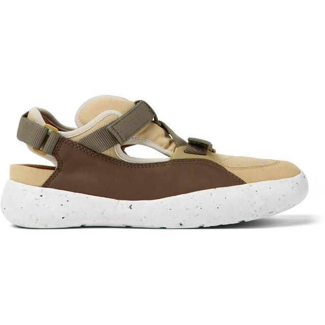 CAMPER Peu Stadium - Sneakers for Men - Beige,Brown, size 9, Smooth leather/Cotton fabric