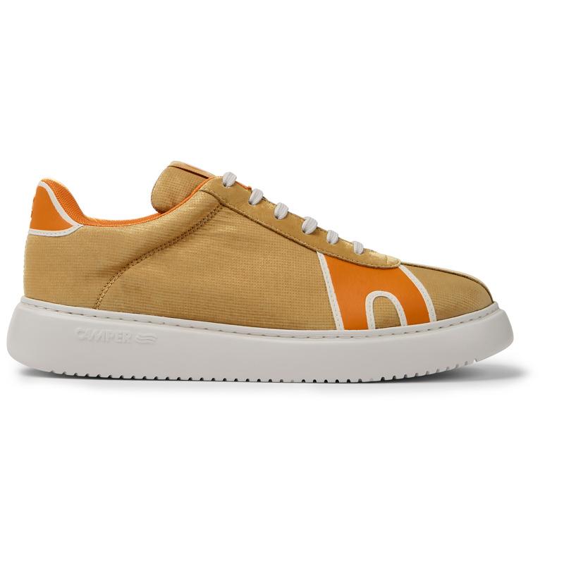 CAMPER Runner K21 - Sneakers para Hombre - Marron, talla 45, Textil/Piel Vuelta