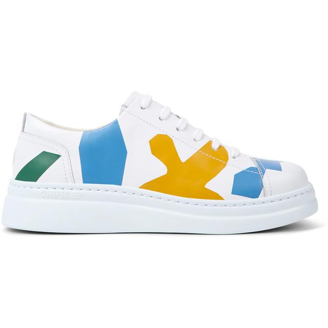 CAMPER Twins - Sneakers para Mujer - Blanco,Azul,Verde, talla 42, Piel lisa