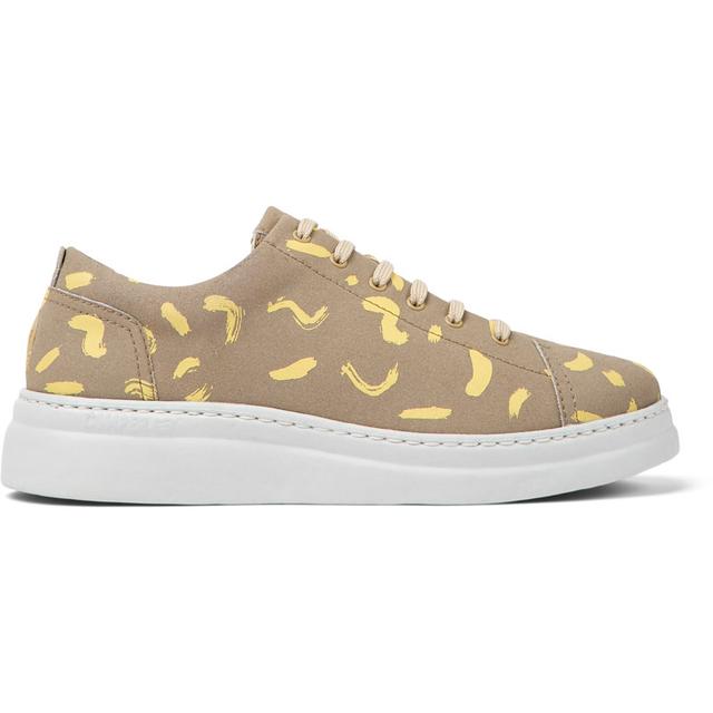 CAMPER Runner Up - Sneakers para Mujer - Beige,Amarillo, talla 41, Ante o Piel Vuelta