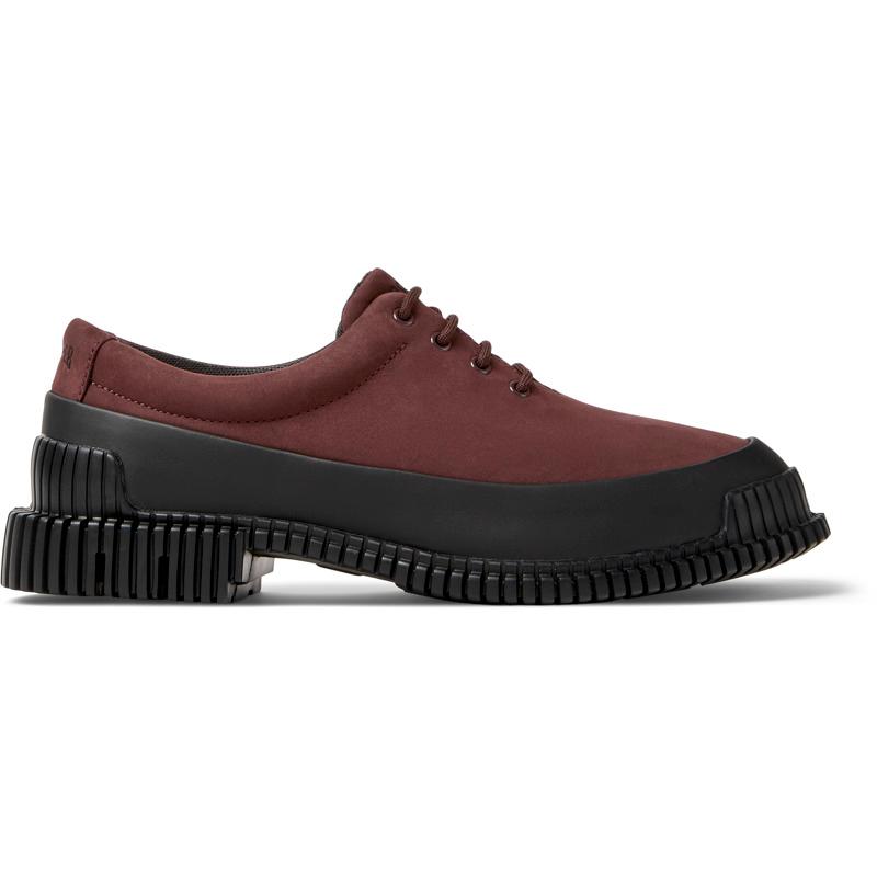 CAMPER Pix - Chaussures casual pour Femme - Bourgogne,Noir, taille 36, Cuir lisse