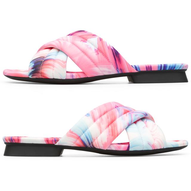 CAMPER Twins - Sandalias para Mujer - Rosa,Azul,Blanco, talla 37, Textil