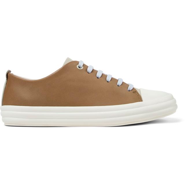CAMPER Twins - Sneakers for Women - Beige,Grey,Brown,Grey, size 40, Smooth leather