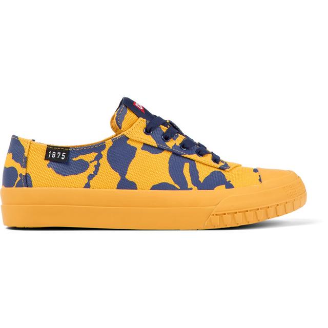 CAMPER Camaleon - Sneakers for Women - Orange,Blue, size 37, Cotton fabric