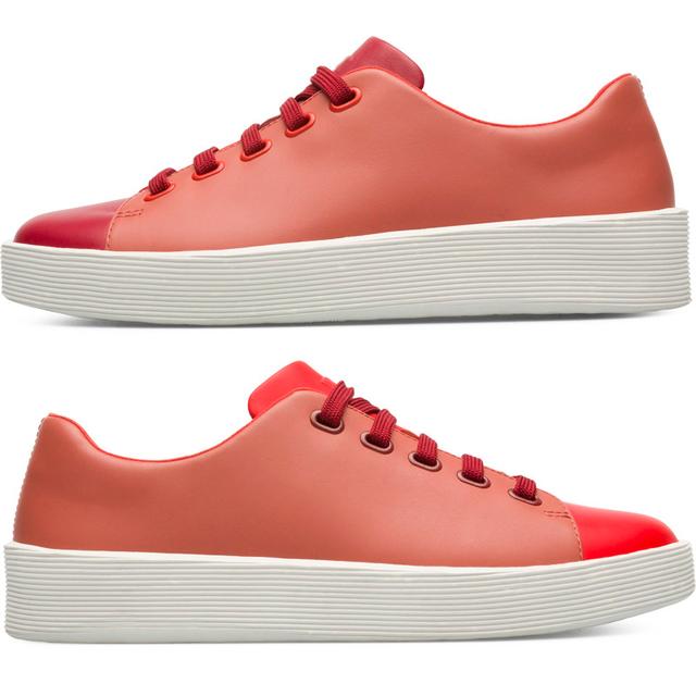 CAMPER Twins - Sneakers for Women - Red, size 4, Smooth leather
