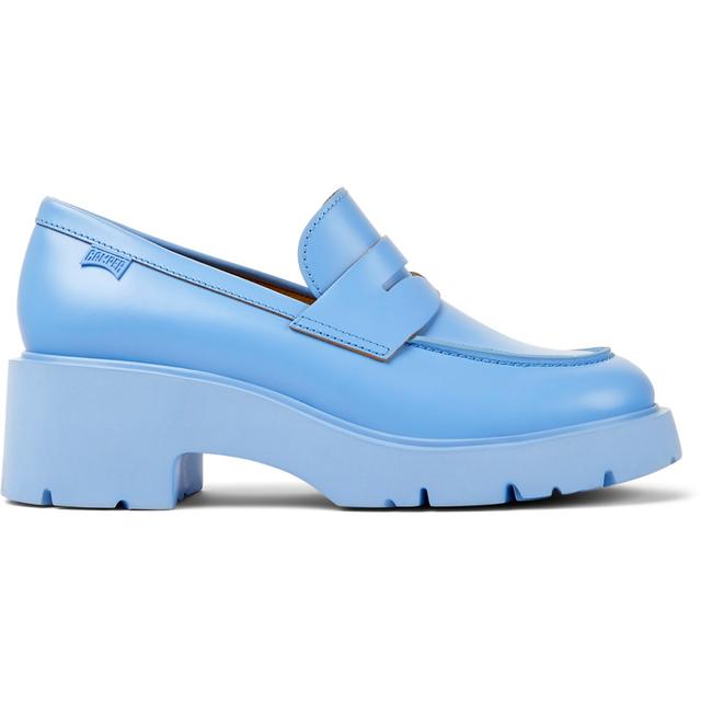 CAMPER Milah - Chaussures plates pour Femme - Bleu, taille 38, Cuir lisse