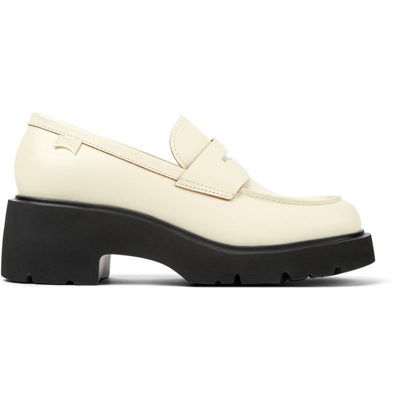CAMPER Milah - Chaussures habillées pour Femme - Blanc, taille 40, Cuir lisse