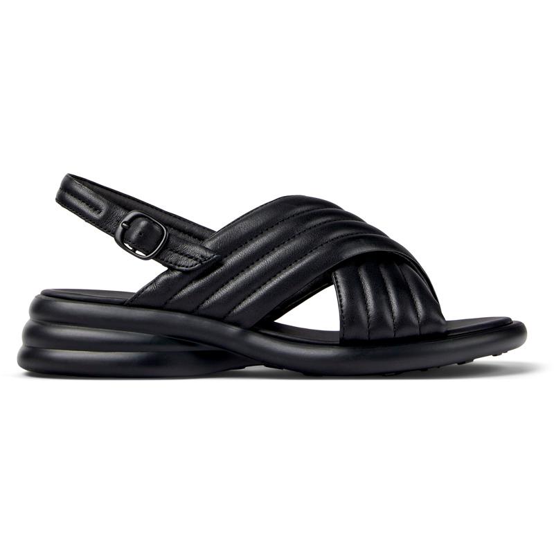 CAMPER Spiro - Sandalias para Mujer - Negro, talla 37, Piel lisa