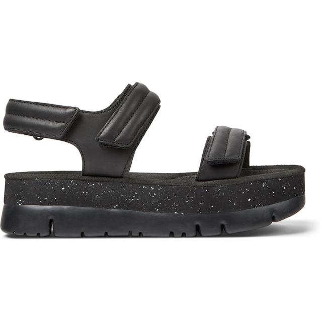 CAMPER Oruga Up - Sandalias para Mujer - Negro, talla 41, Piel lisa