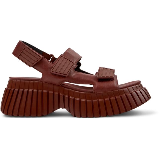 CAMPER BCN - Sandalias para Mujer - Rojo, talla 36, Piel lisa