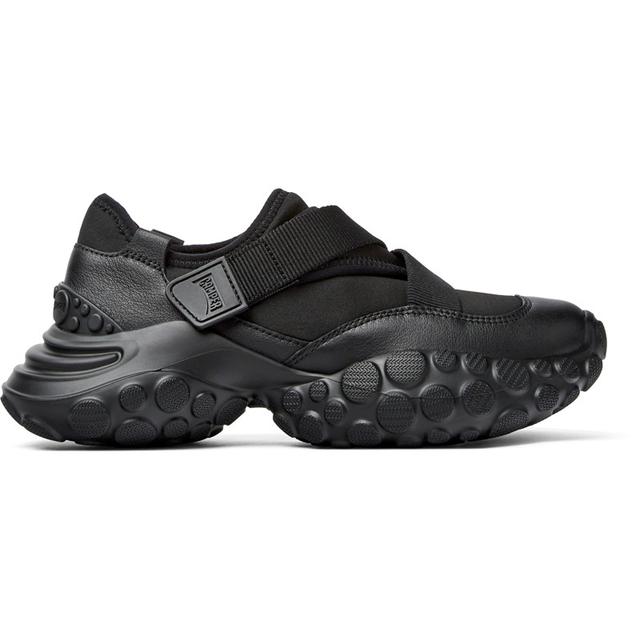 CAMPER Pelotas Mars - Baskets pour Femme - Noir, taille 40, Tissu en coton/Cuir lisse